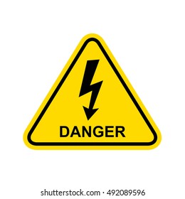 Danger Sign. Vector