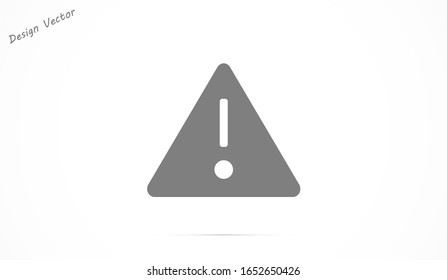 Icono de vector de signo de peligro. Atención ilustración de precaución.Icono de vector de peligro Concepto de negocio simple pictograma plano sobre fondo blanco.Icono de vector de peligro.Icono de vector de peligro.Icono de vector de signo de peligro