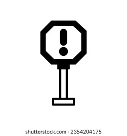 Danger sign vector icon which can easily modify or edit

