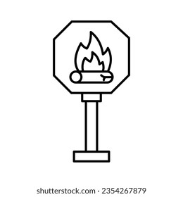Danger sign vector icon which can easily modify or edit

