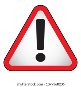 Danger sign,  vector illustration