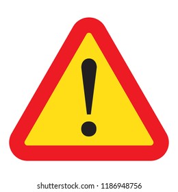 Danger sign, warning sign, attention sign, hazard sign, vector illustration