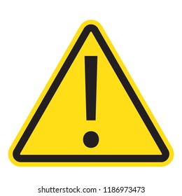 Danger sign, warning sign, attention sign, hazard sign, vector illustration