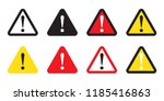 Danger sign, warning sign, attention sign. Danger warning attention icon.
