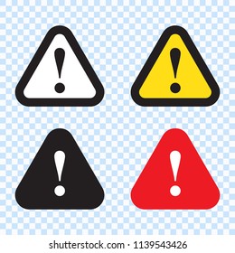 Danger sign, warning sign, attention sign. Danger warning attention icon.