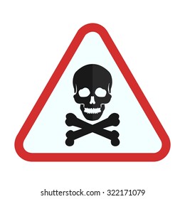 Danger, sign, warning icon vector image. Can also be used for traffic signs. Suitable for web apps, mobile apps and print media.