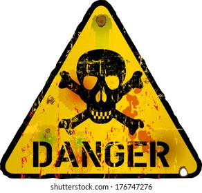 danger sign, warning / prohibition sign, vector