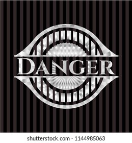 Danger silver emblem