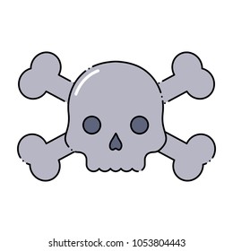 danger skull icon 