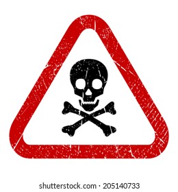 Danger skull icon