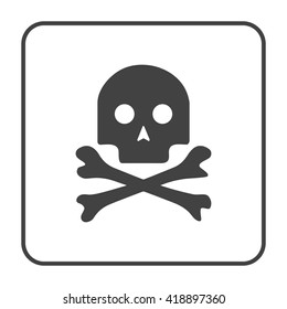 danger skull icon