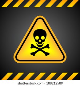 Danger skull sign