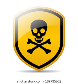 Danger skull sign