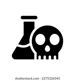 danger solid icon illustration vector graphic