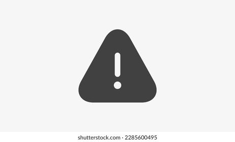 Danger solid icon on transparent background