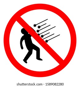 Danger Spark Symbol Sign, Vector Illustration, Isolate On White Background,Label .EPS10