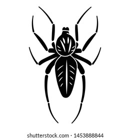 Danger spider icon. Simple illustration of danger spider vector icon for web design isolated on white background
