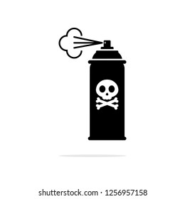 danger spray icon. Vector concept illustration for design.