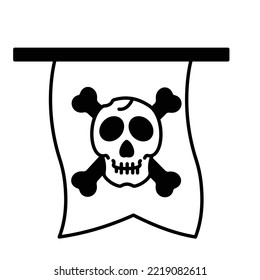 Danger symbol Half Glyph Vector Icon which can easily modified

