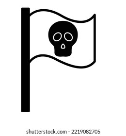 Danger symbol Half Glyph Vector Icon which can easily modified

