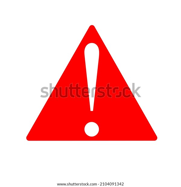Danger Symbol Triangle Warning Sign Stock Vector (Royalty Free) 2104091342 | Shutterstock