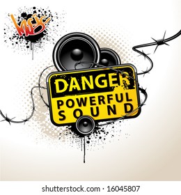 Danger! There are really powerful sound!