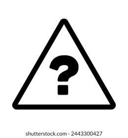 danger triangle sign exclamation mark inside isolated