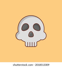 danger vector flat color icon