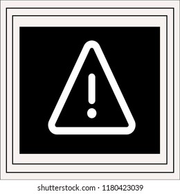 danger vector icon