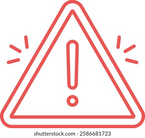 Danger vector icon. Can be used for printing, mobile and web applications.