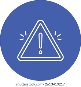 Danger vector icon. Can be used for printing, mobile and web applications.