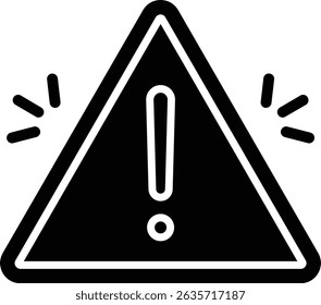 Danger vector icon. Can be used for printing, mobile and web applications.