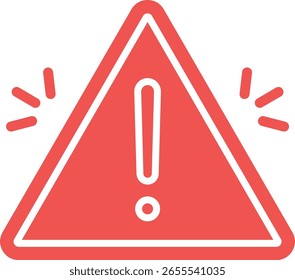 Icono de Vector de peligro. Se puede utilizar para aplicaciones de impresión, móviles y de Web.