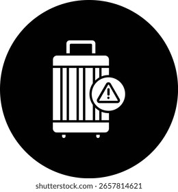Ícone de vetor de perigo. Pode ser usado para impressão, aplicativos móveis e da Web.