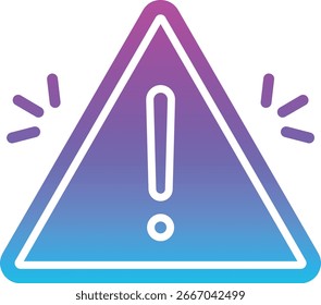 Icono de Vector de peligro. Se puede utilizar para aplicaciones de impresión, móviles y de Web.
