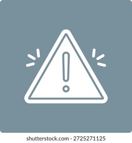 Icono de Vector de peligro. Se puede utilizar para aplicaciones de impresión, móviles y de Web.