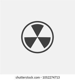 danger vector icon. flat icon