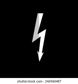 danger - vector icon, flat design