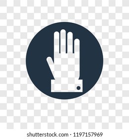 Danger vector icon isolated on transparent background, Danger transparency logo concept