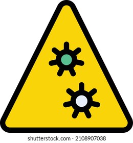 danger Vector illustration on a transparent background. Premium quality symbols. Stroke vector icon for concept and graphic design.