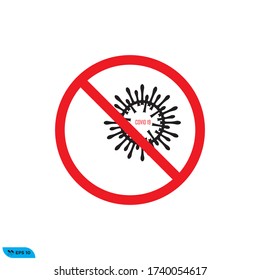 ilustración de vector de icono de peligro