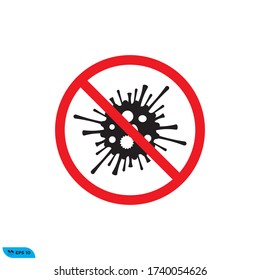 danger virus icon vector illustration