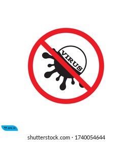 danger virus icon vector illustration