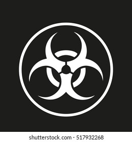 Danger Virus Sign. Vector Illustration