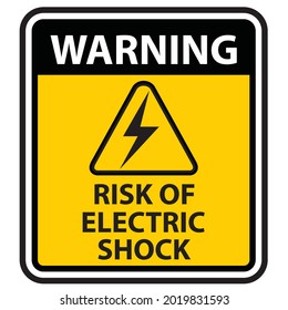 danger voltage, sticker and label