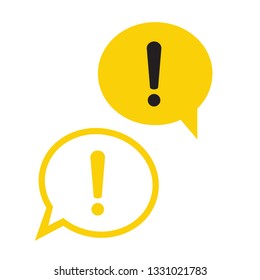 Danger warning attention or exclamation sign. Danger sign design. Caution error icon