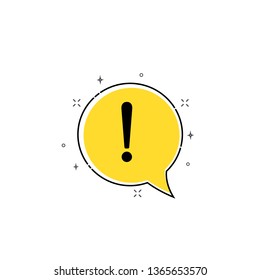 Danger warning attention or exclamation sign. Danger sign design. Caution error icon. Vector