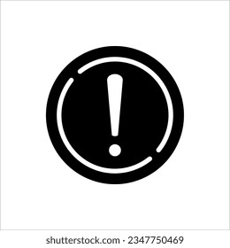 Danger, warning, and attention icon. for web design isolated on white background