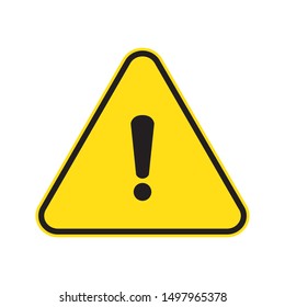 Peligro, signo de atención de advertencia ilustración de diseño vectorial