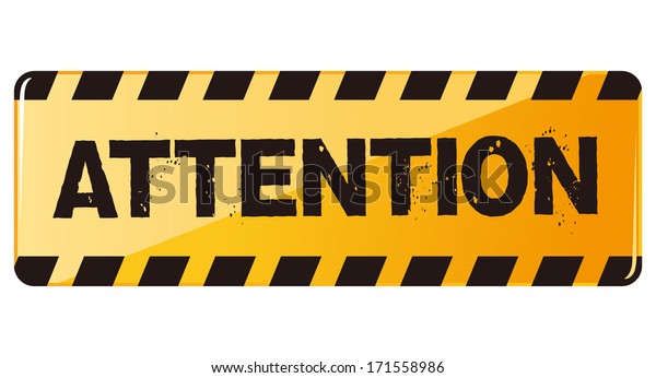 Danger Warning Attention Vector Stock Vector (Royalty Free) 171558986